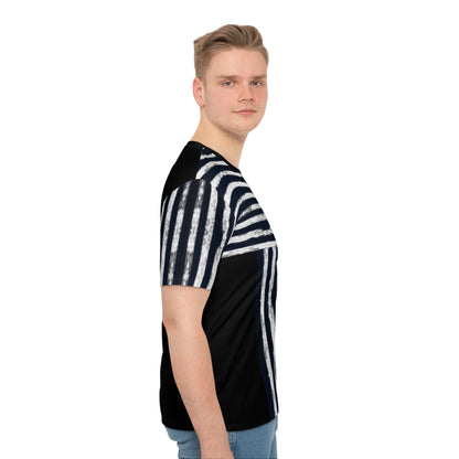 White Scratch Lines T-Shirt