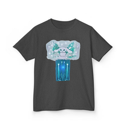 Sky the bunny,Cute Kids Tee, Turtle Graphic T-Shirt, Fun Summer Outfit, Children&