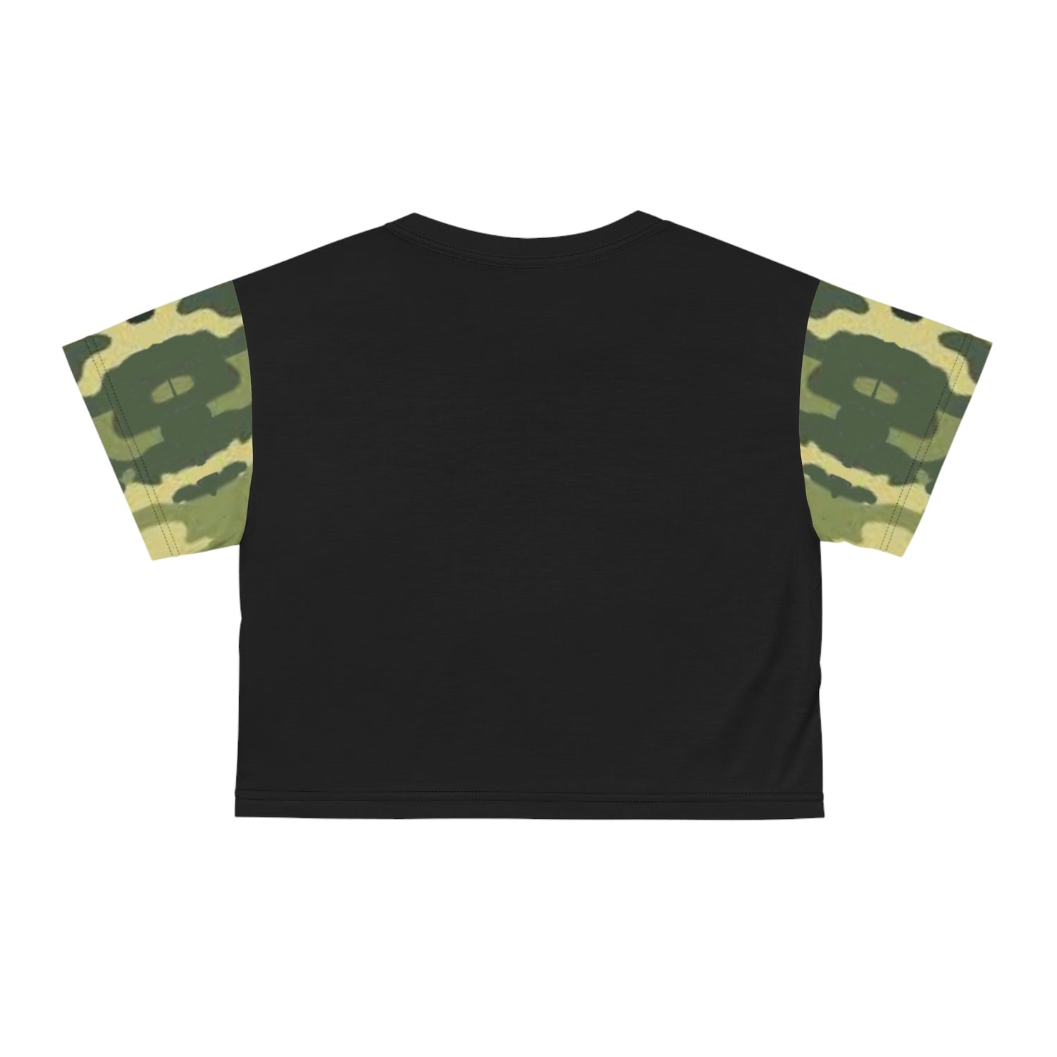 Army for women crop,Crop Tee (AOP)