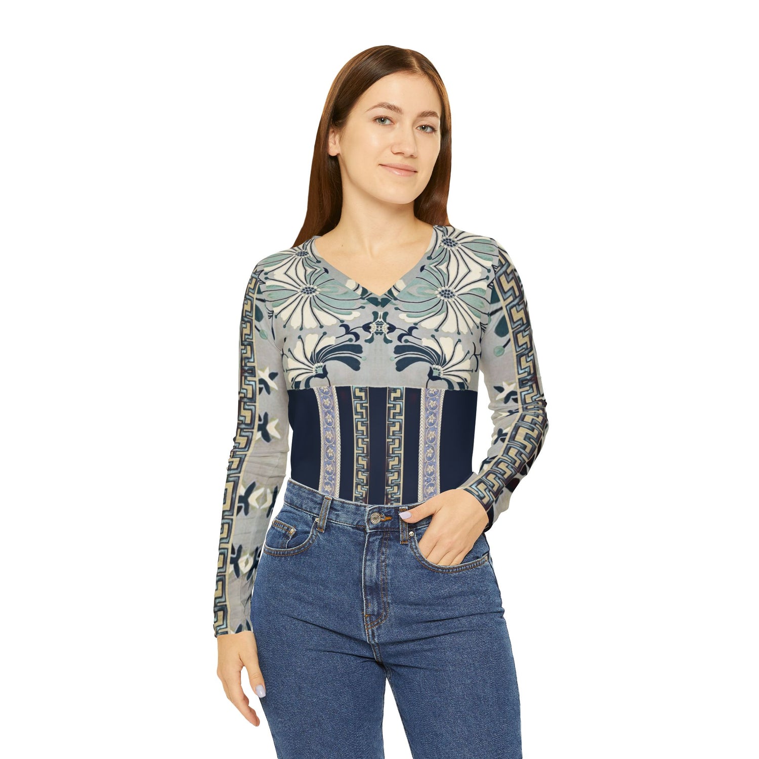 Blue flower,Boho Chic Women&