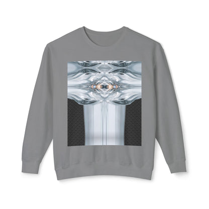 Moon.Unisex Lightweight Crewneck Sweatshirt