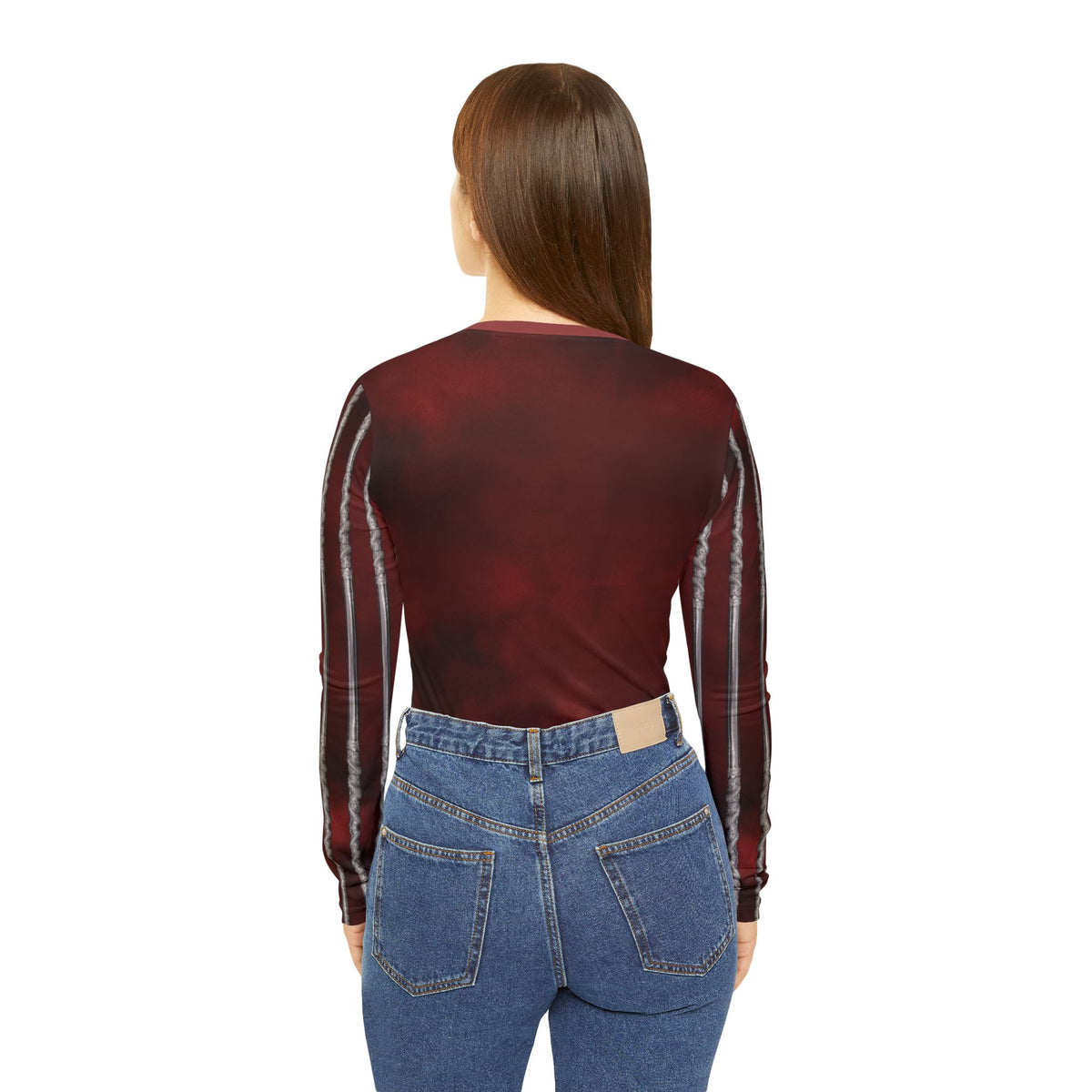 Karma Dragon.V‑Neck Long Sleeve