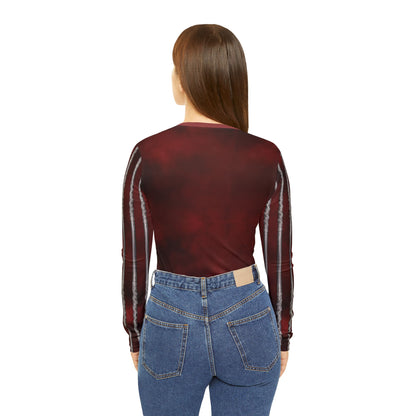 Karma Dragon.V‑Neck Long Sleeve