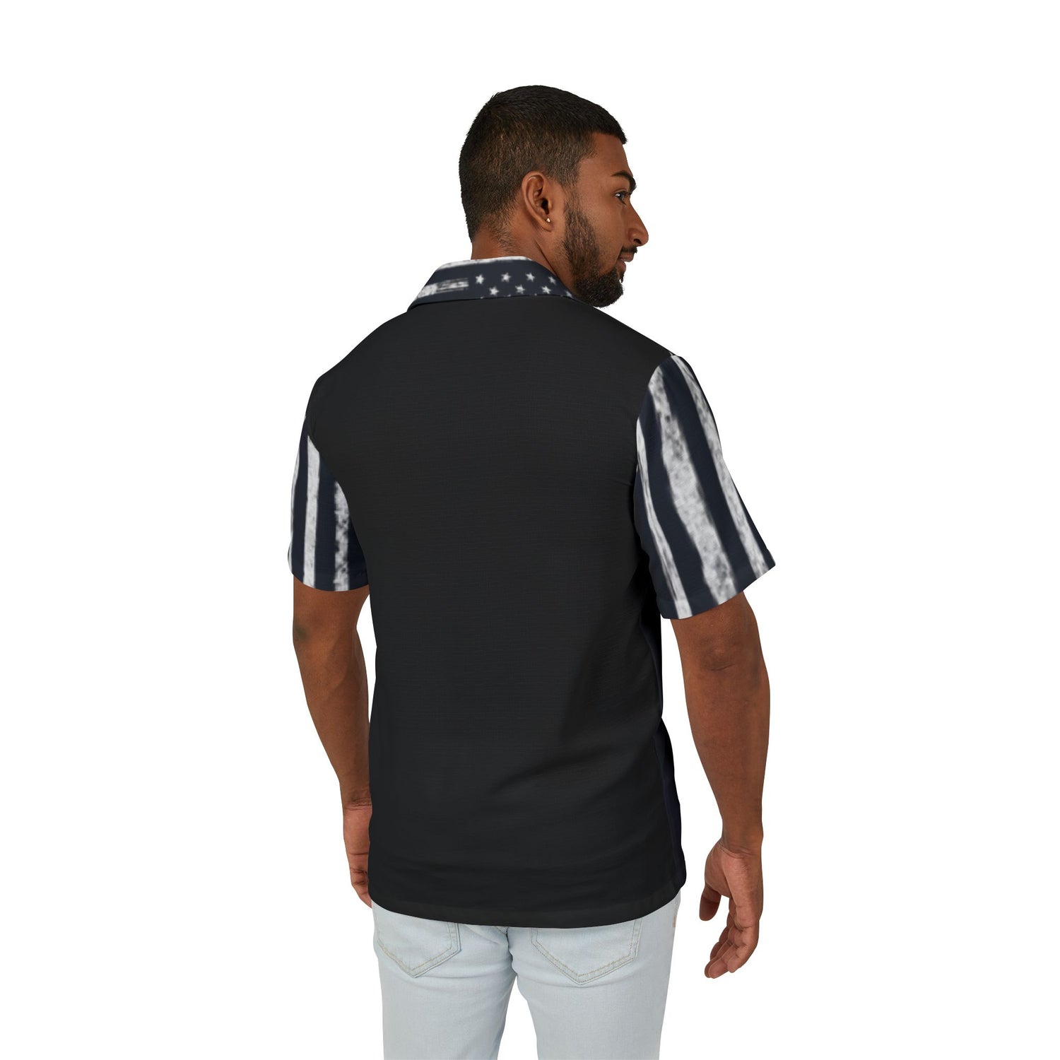 Camp Shirt USA Flag Men&