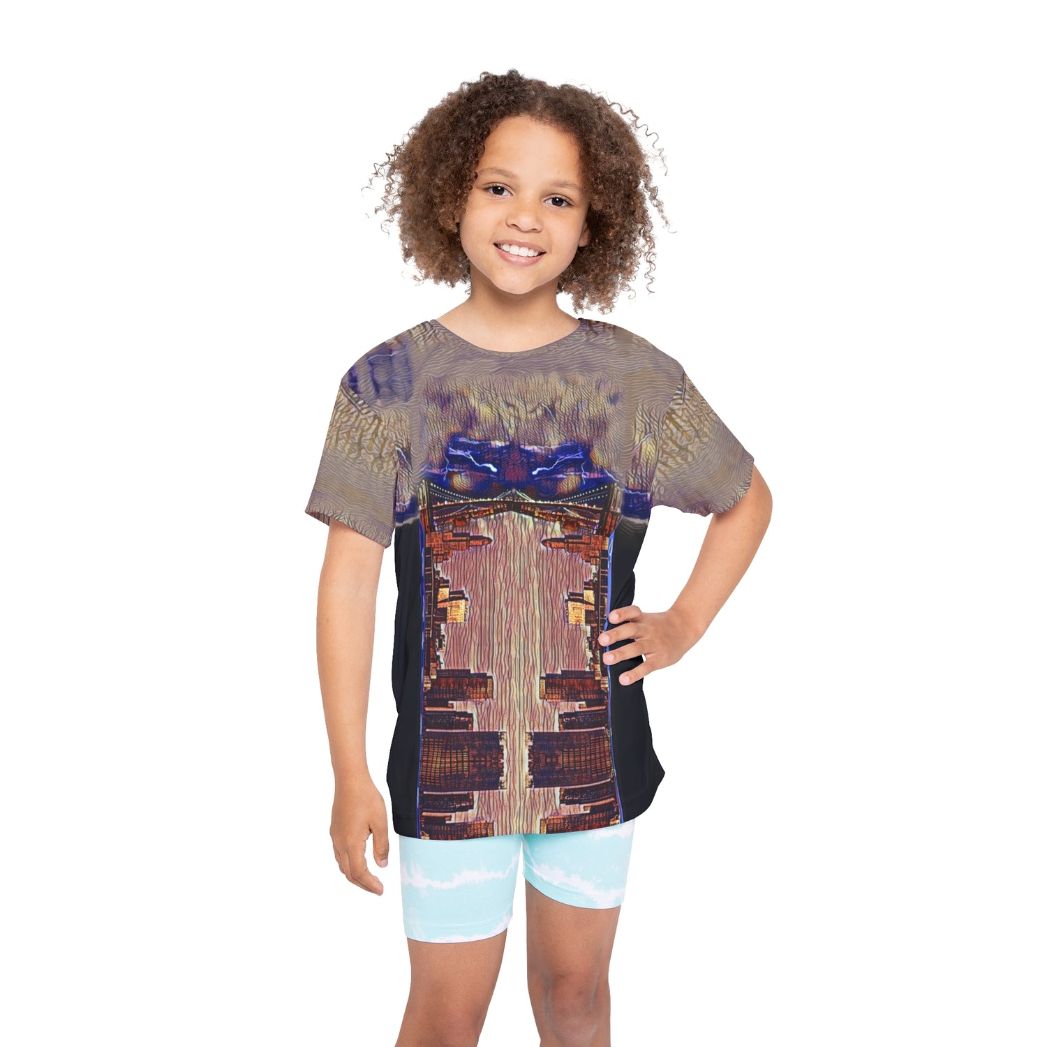 NY Brooklyn,Kids Sports Jersey (AOP)