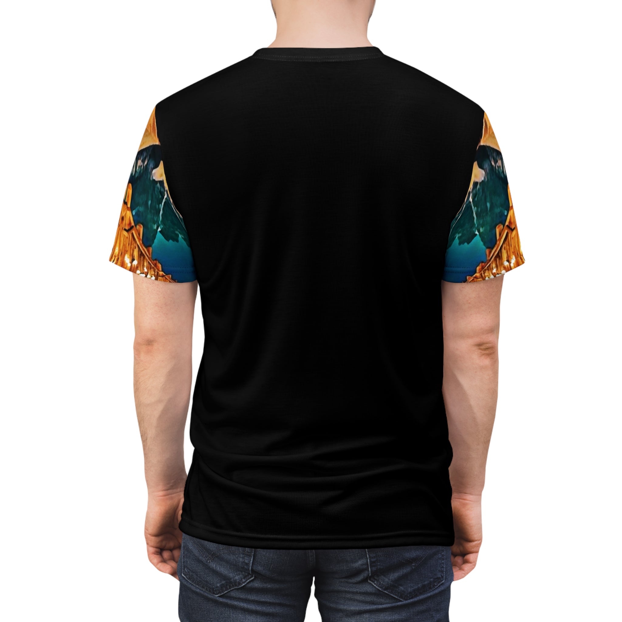 Diving,men,Unisex Cut &amp; Sew Tee (AOP)