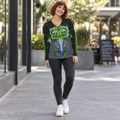 Green skeleton.Women&