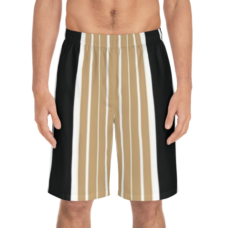 Cream Board Shorts — Men's