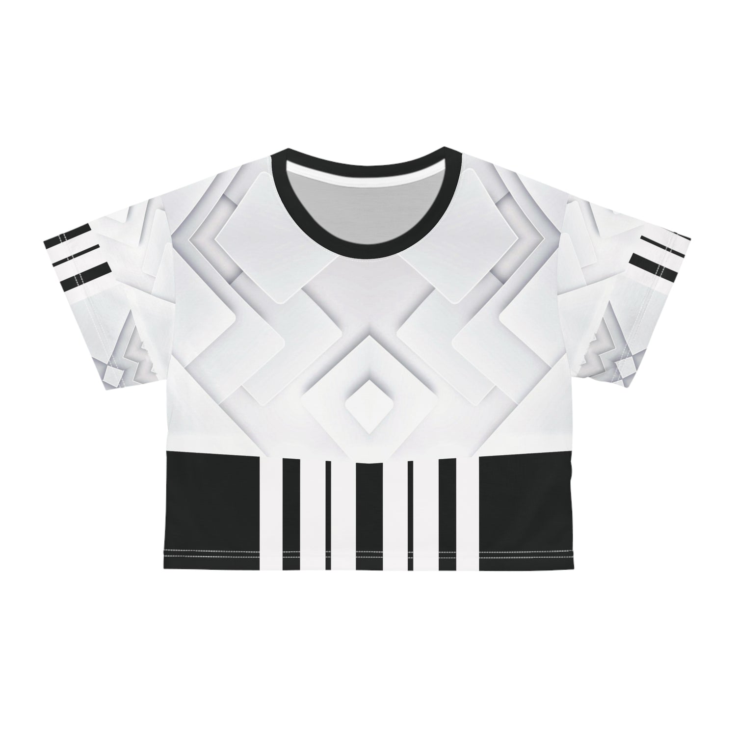 White cube,Stylish Crop Tee, Edgy Fashion Tee, Modern Crop Top, Streetwear Tee, Trendy Summer Shirt, Perfect for Festivals and Hangouts