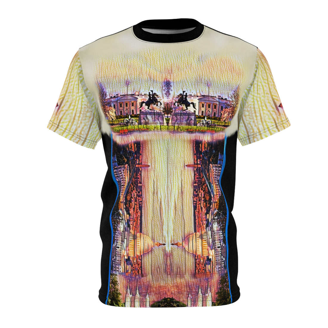 USA Washington D,C for men ,Unisex Cut &amp; Sew Tee (AOP)