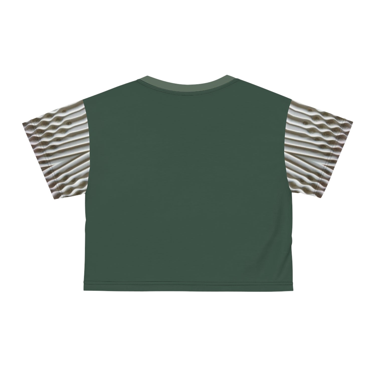 Rich green,Crop Tee (AOP)