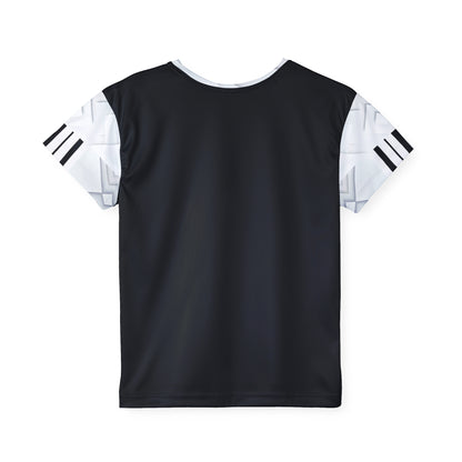 White Cube,Stylish Kids Sports Jersey, Youth Athletic Shirt, Team Spirit Wear, Outdoor Play Clothes, Ideal for Sports Events &amp; Birthdays