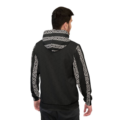 Athletic Hoodie - White Cube Design