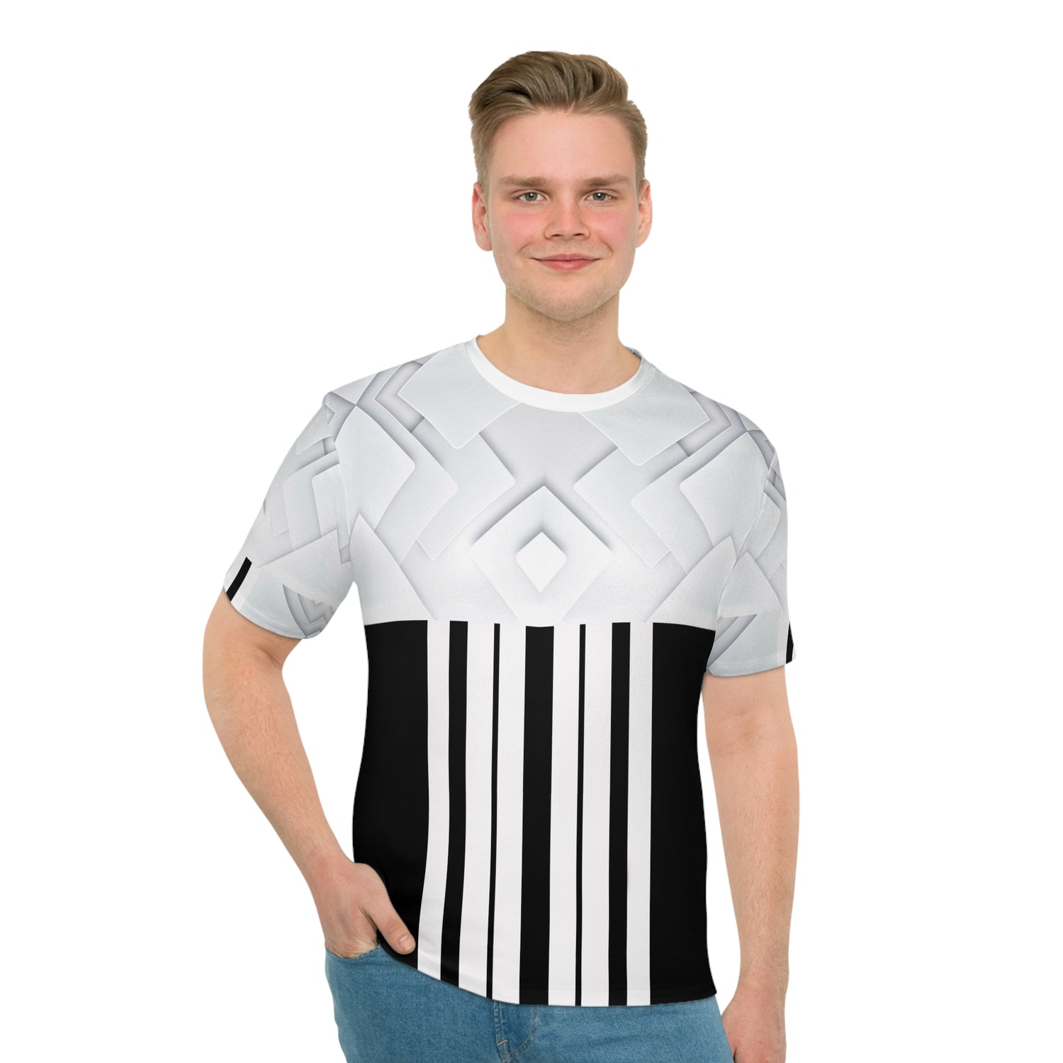 White cube,Stylish Geometric Men&