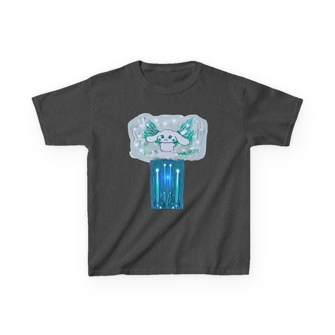 Sky the bunny,Cute Kids Tee, Turtle Graphic T-Shirt, Fun Summer Outfit, Children&