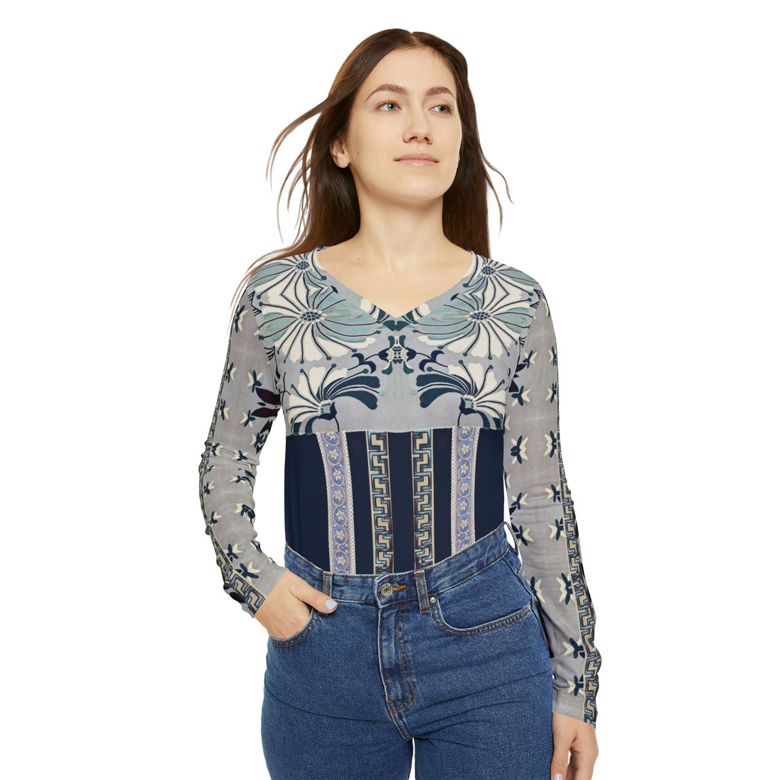 Blue flower,Boho Chic Women&