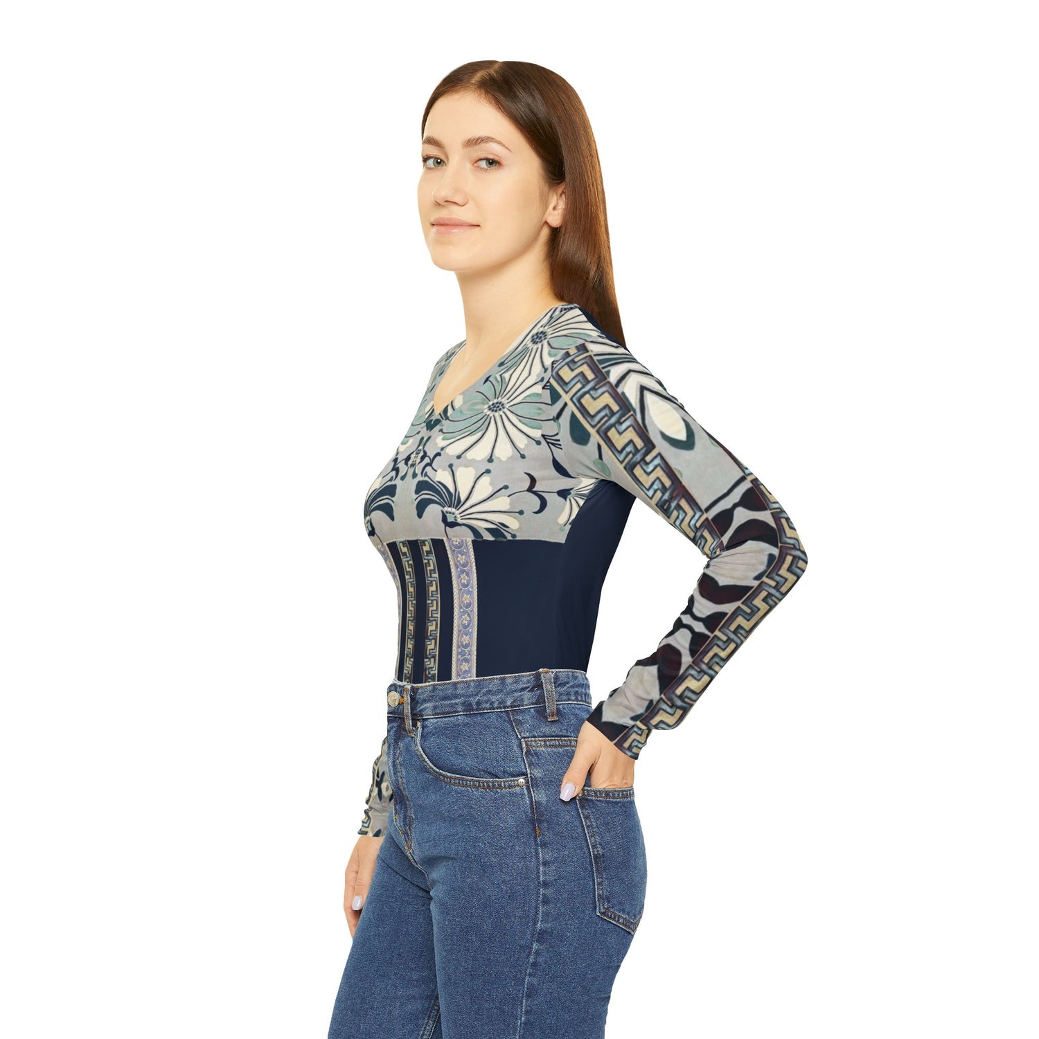 Blue flower,Boho Chic Women&