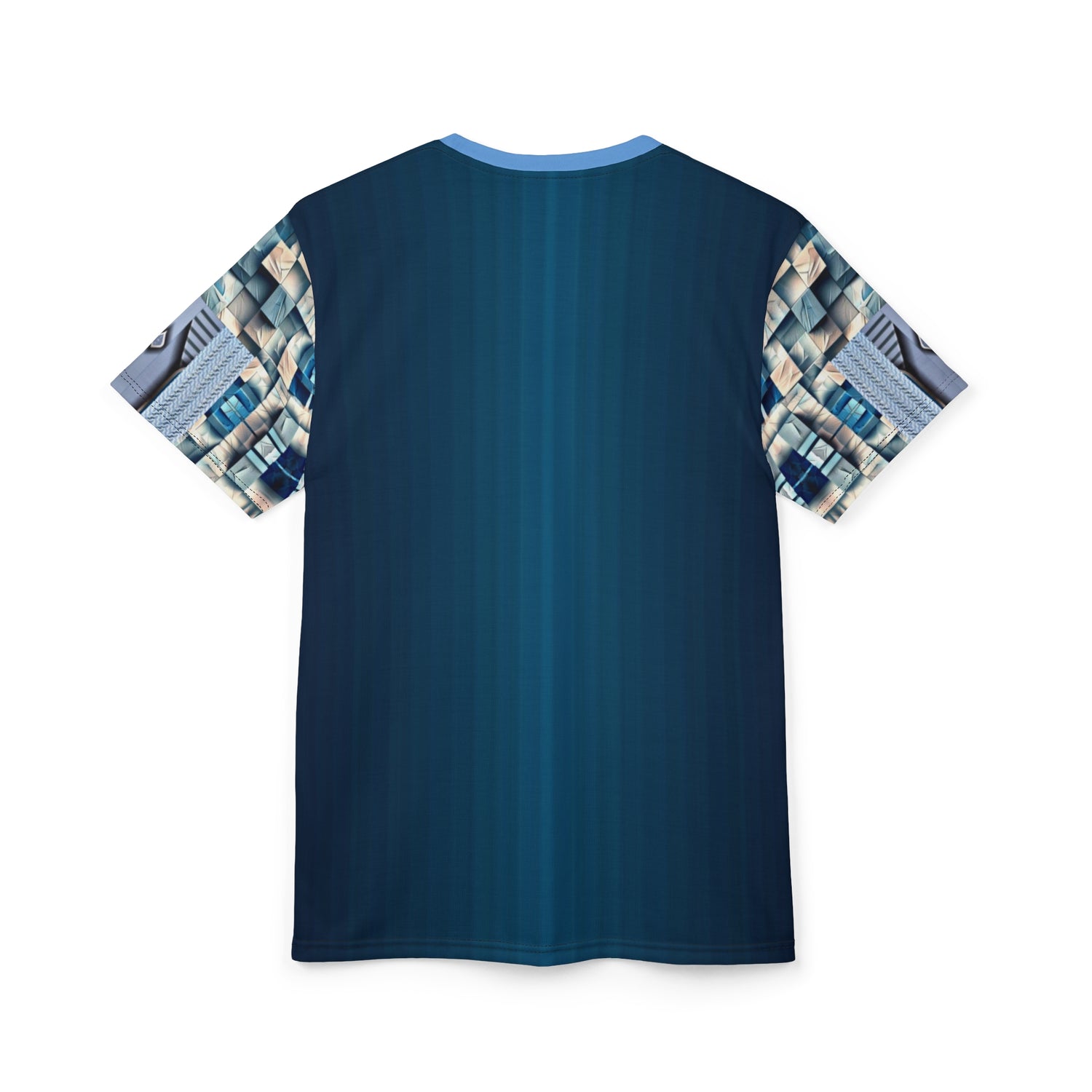 Blue stone,Abstract Geometric Unisex Tee, Unique Graphic Shirt, Trendy Casual Wear, Cool Art Fashion, Statement Piece for Every Occasion