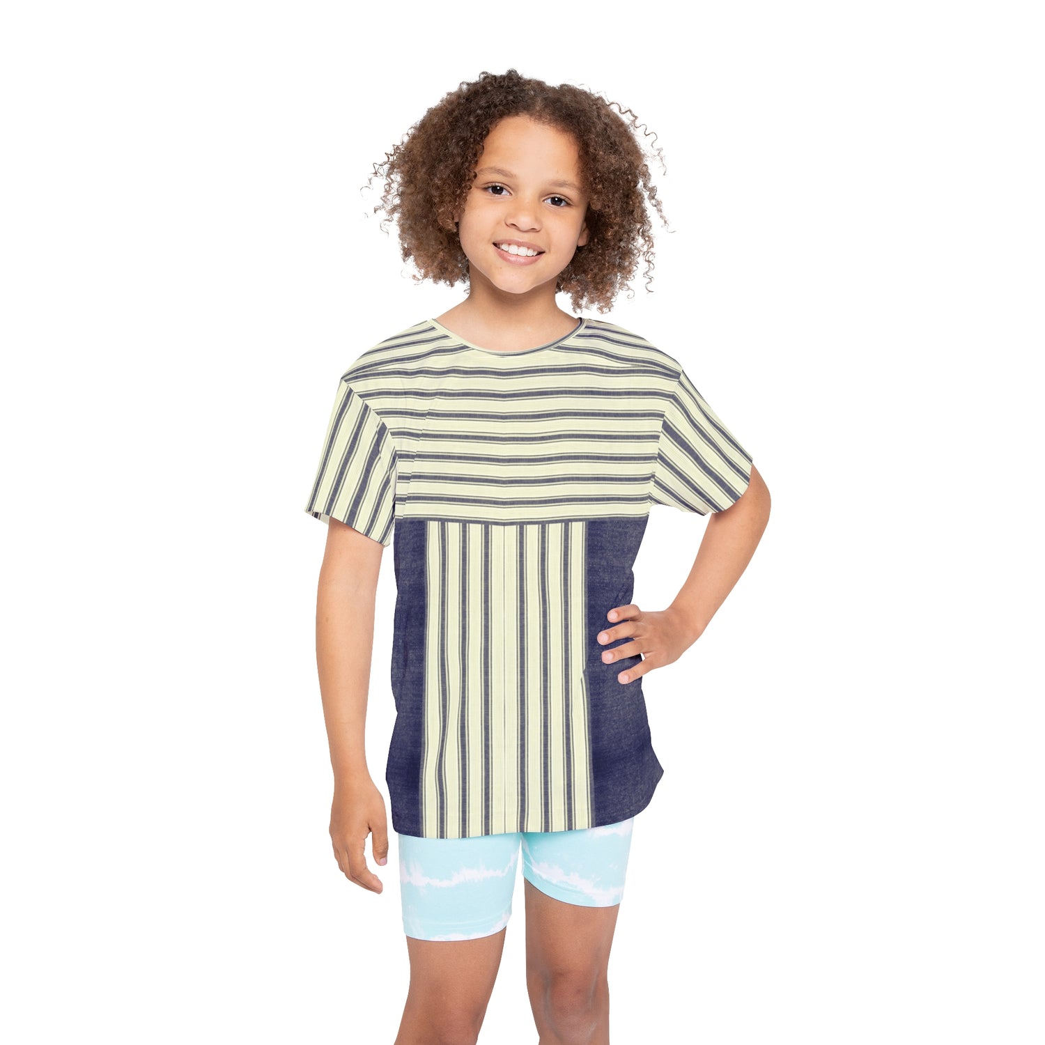 Kids Sports Jersey Blue Jeans