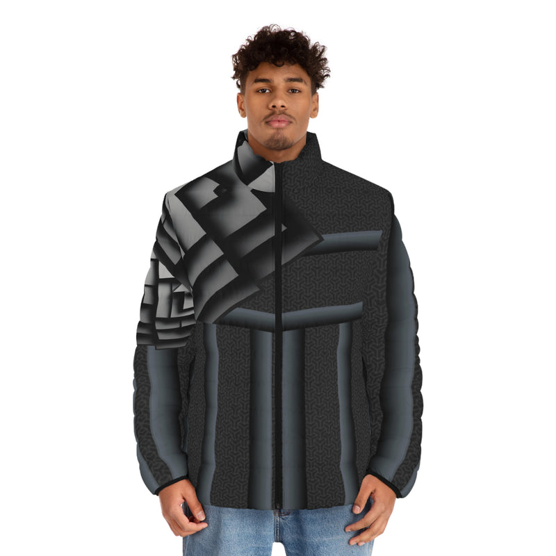 Prism Slate Puffer Jacket — Men's
