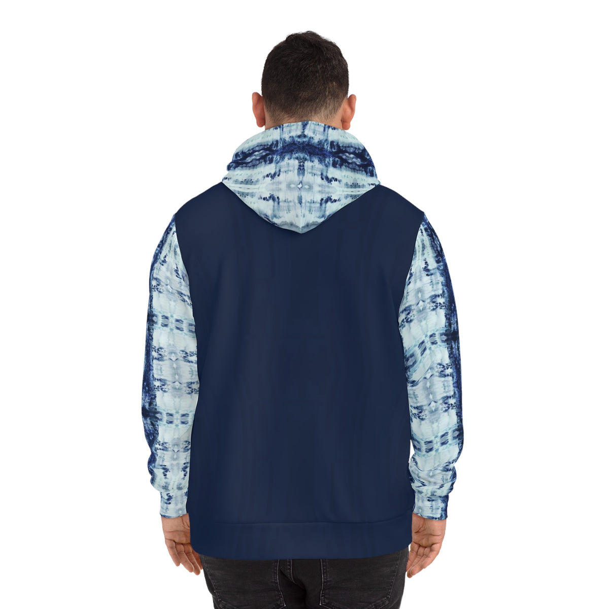 Blue tie diy . Fashion Hoodie (AOP)