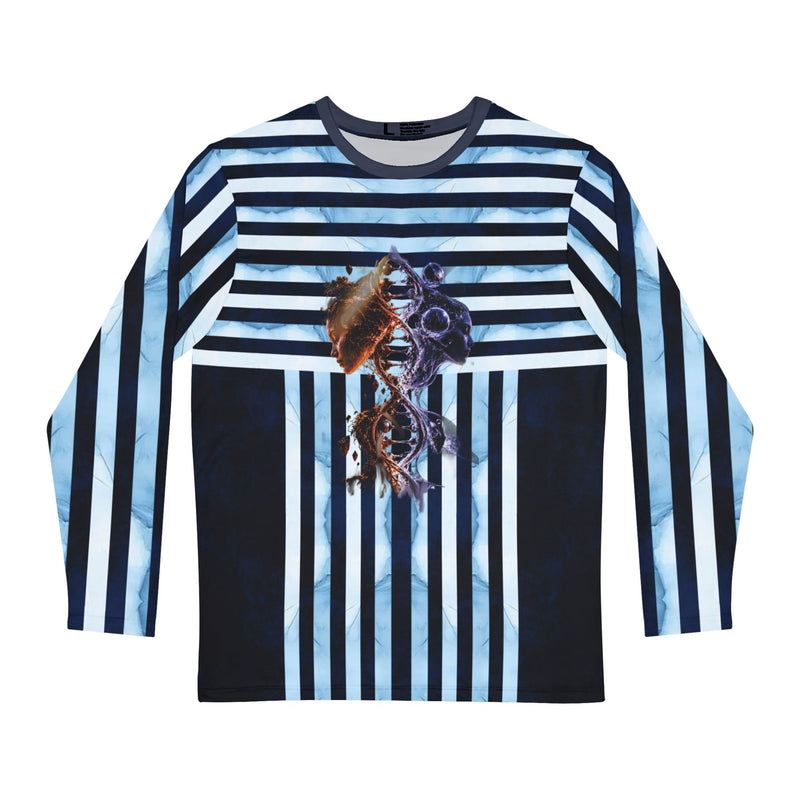 DNA of the earth.Men's Long Sleeve Shirt (AOP)