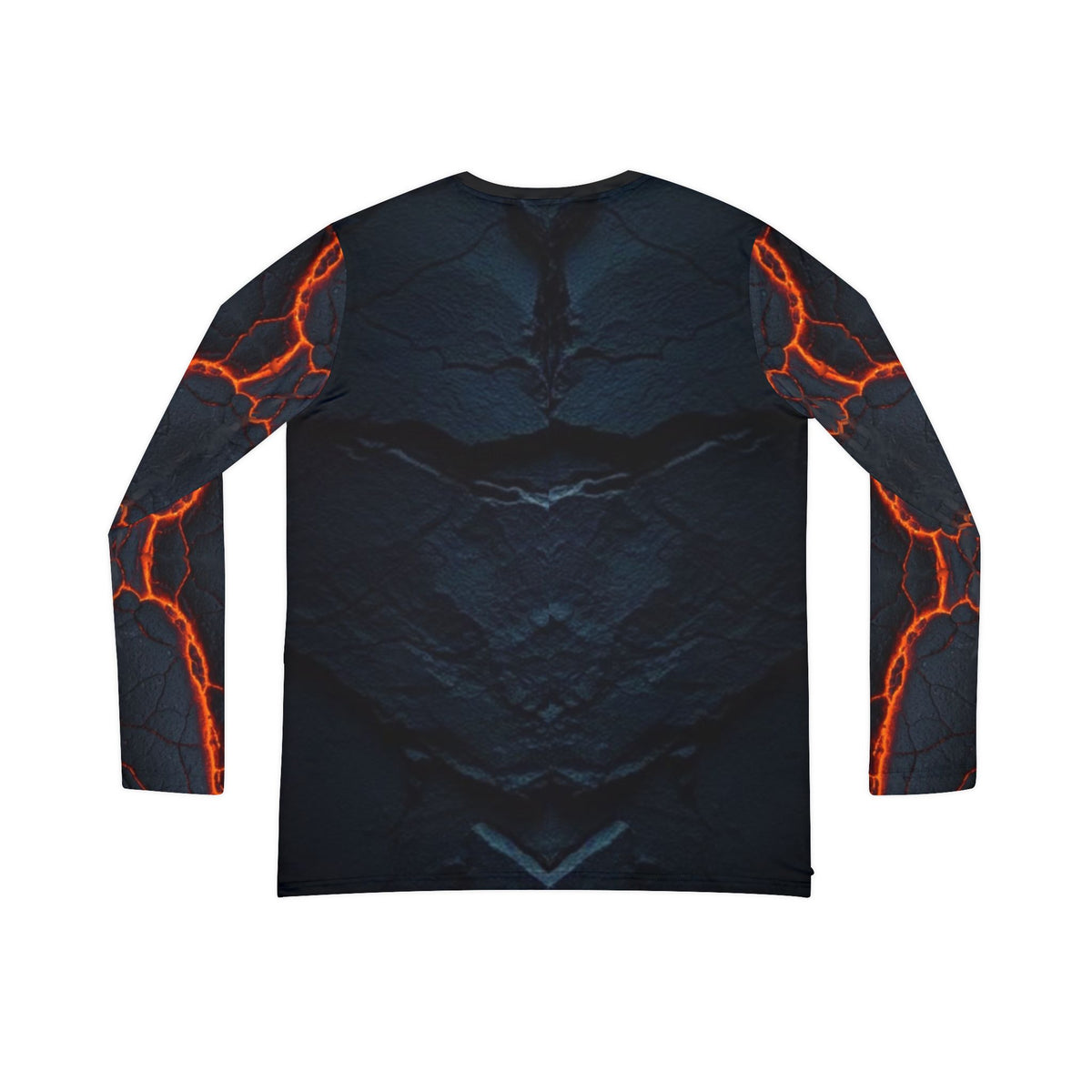 Volcanic Glow. V‑Neck Long Sleeve