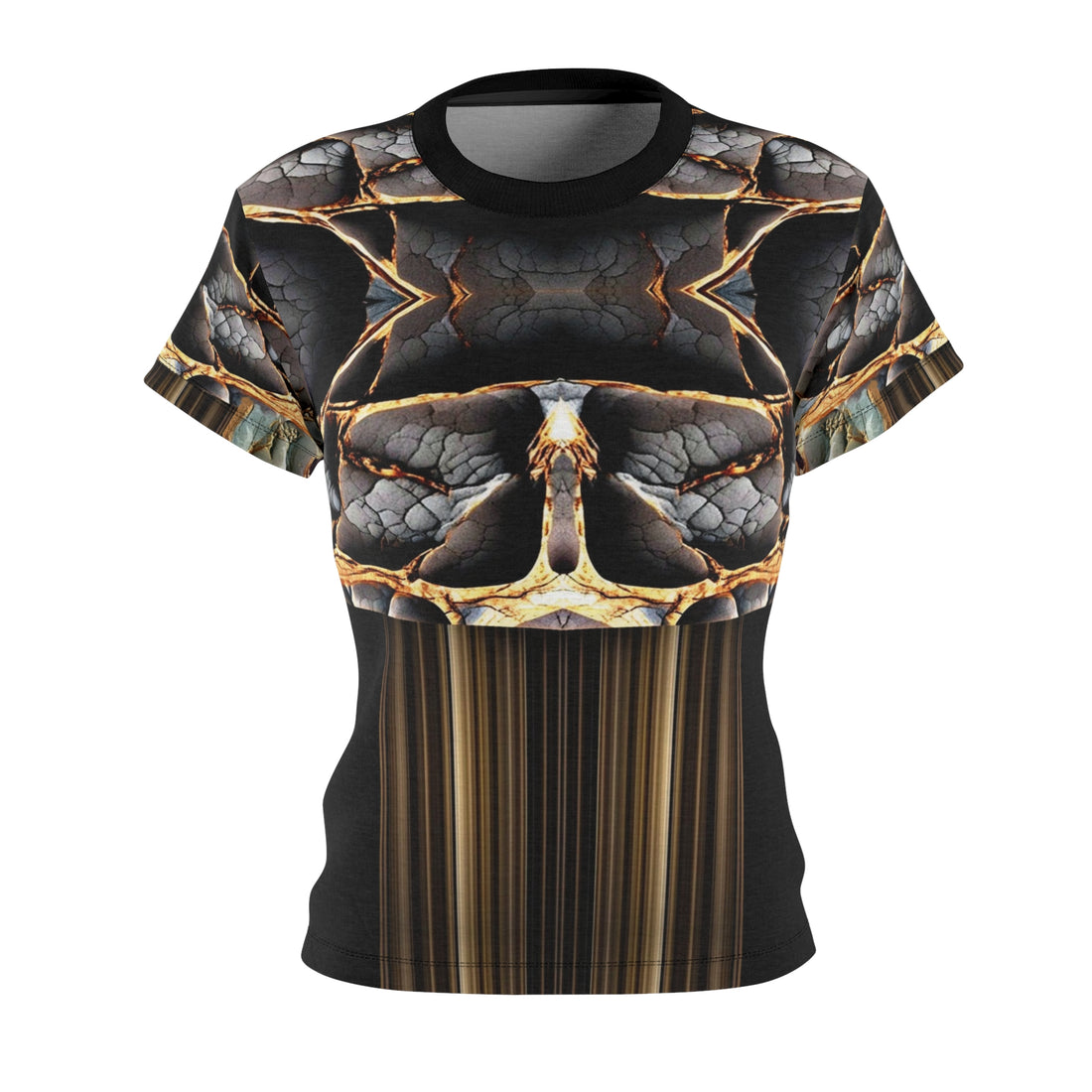Broken stone,Chic Abstract Women&