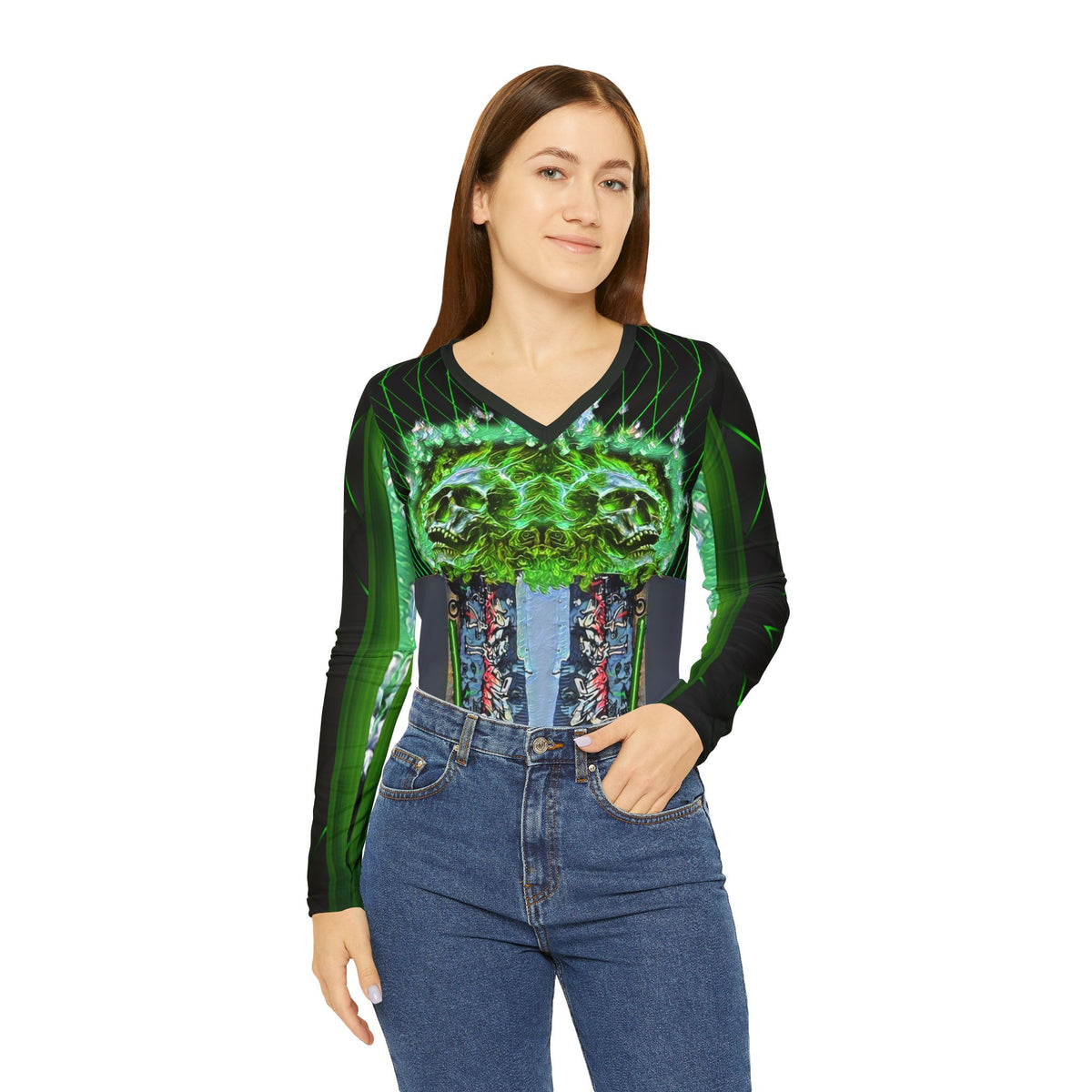 Green skeleton.Women&