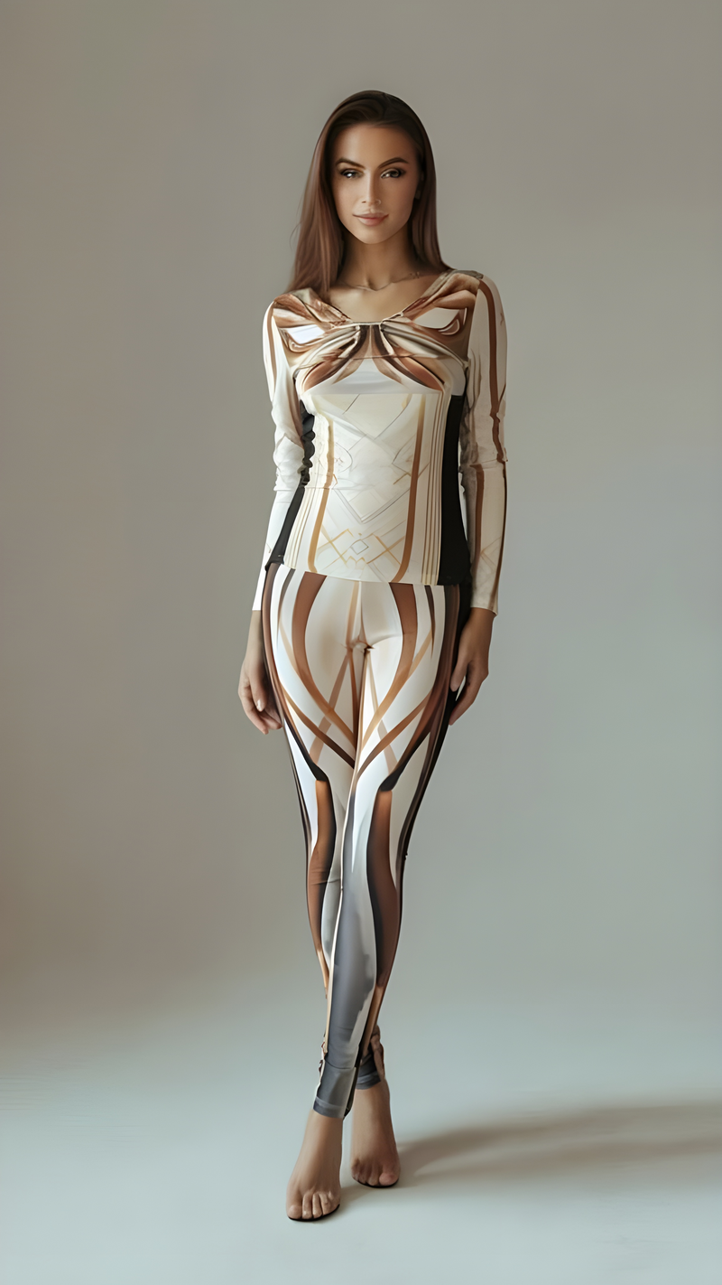 Lux Cream Leggings — Women's