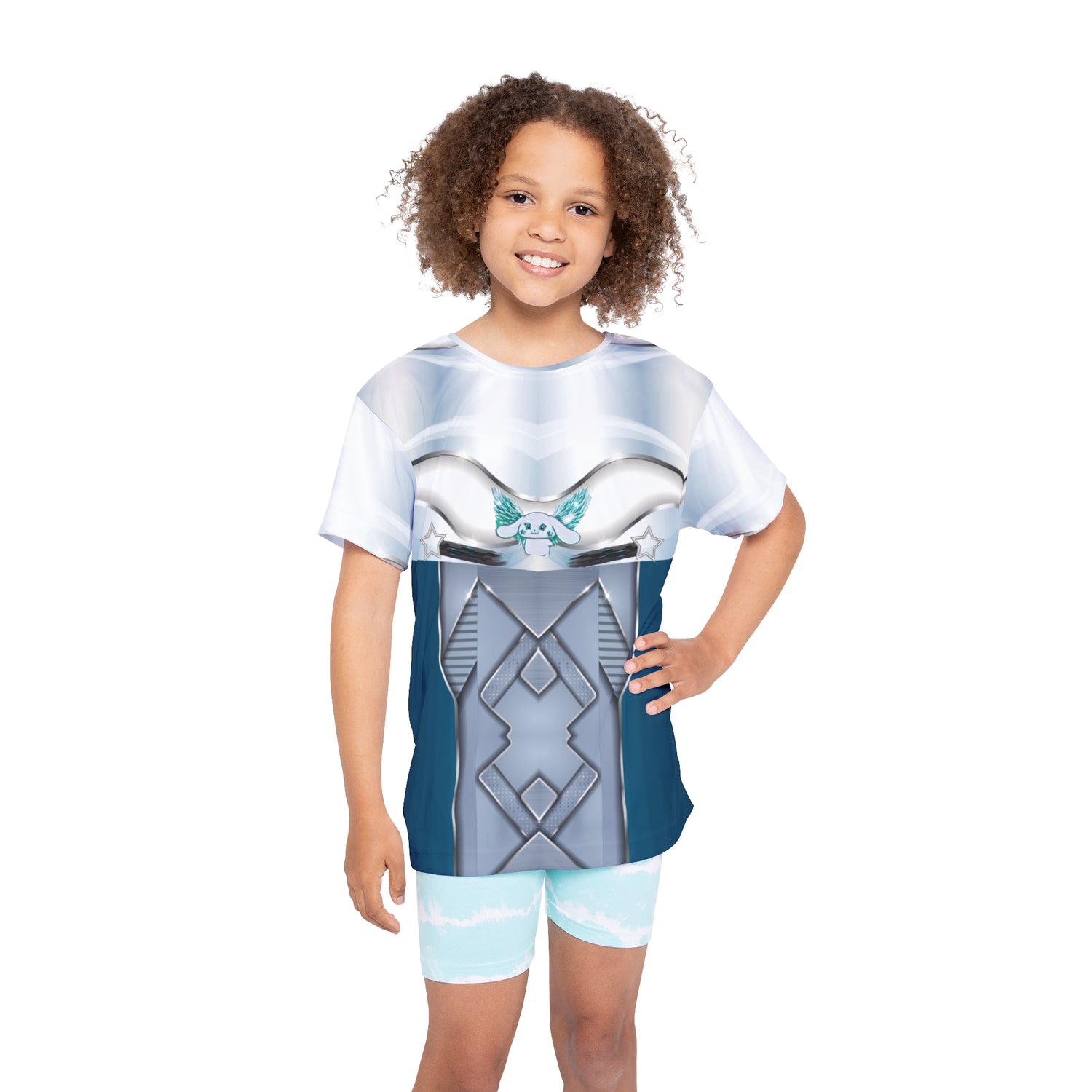 "SKY" the bunny,Kids Sports Jersey, Youth Athletic Shirt, Personalized Team Wear, Fun Activewear, Birthday Gift, Sports Celebration Tee