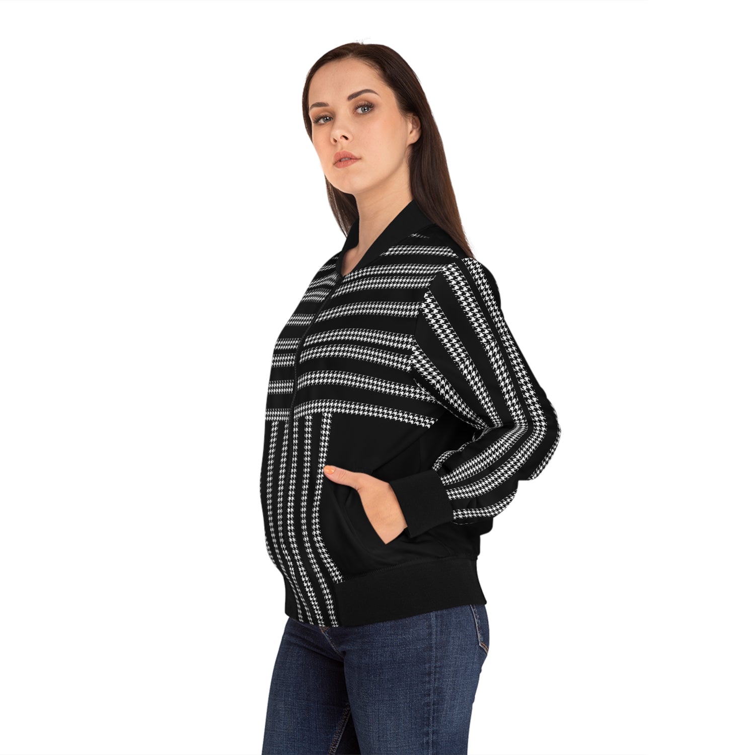 Bomber Jacket - Monochrome Women&