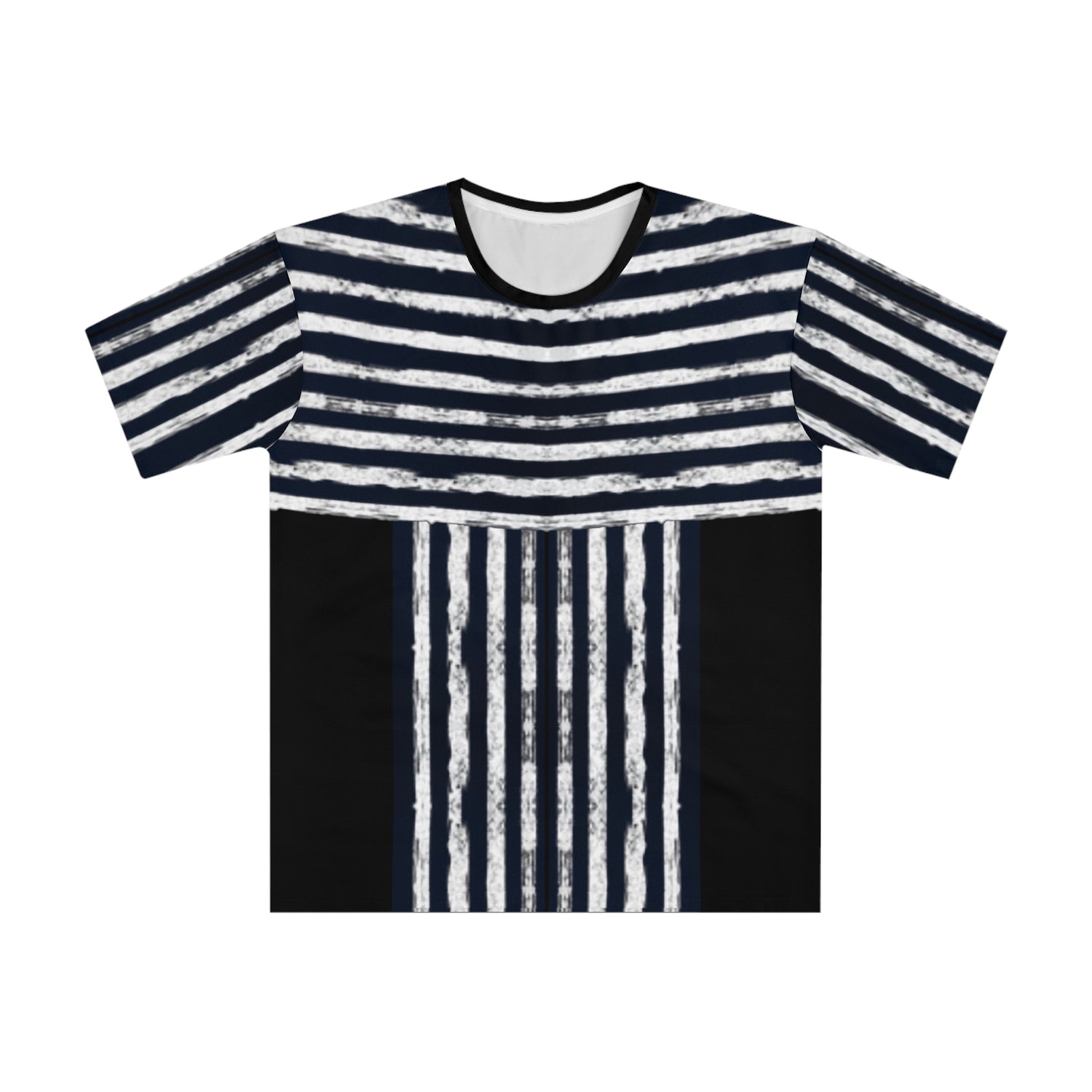 White Scratch Lines T-Shirt