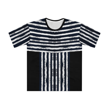 White Scratch Lines T-Shirt