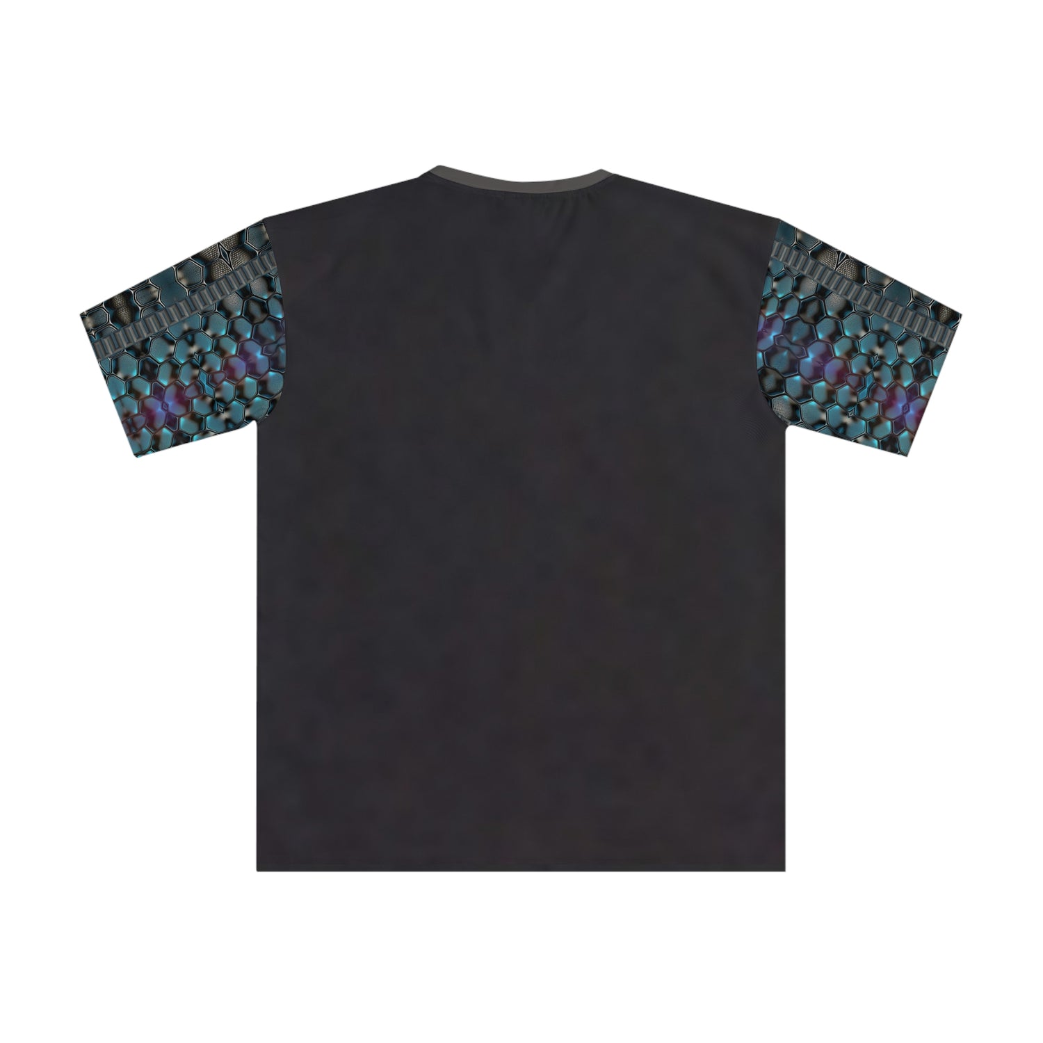 Teal hexagon.Men&