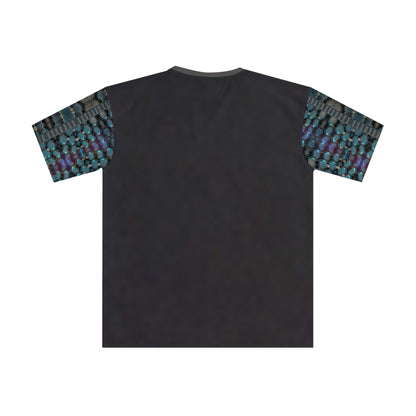 Teal hexagon.Men&
