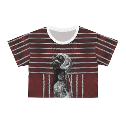 Kismet Dragon Crop Tee by Blit Clothing, view 2