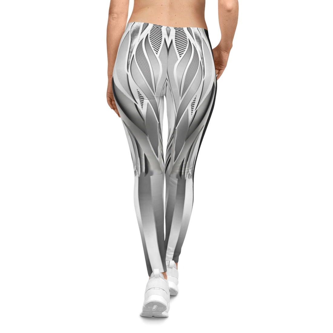Gray leaf,Stylish Women&