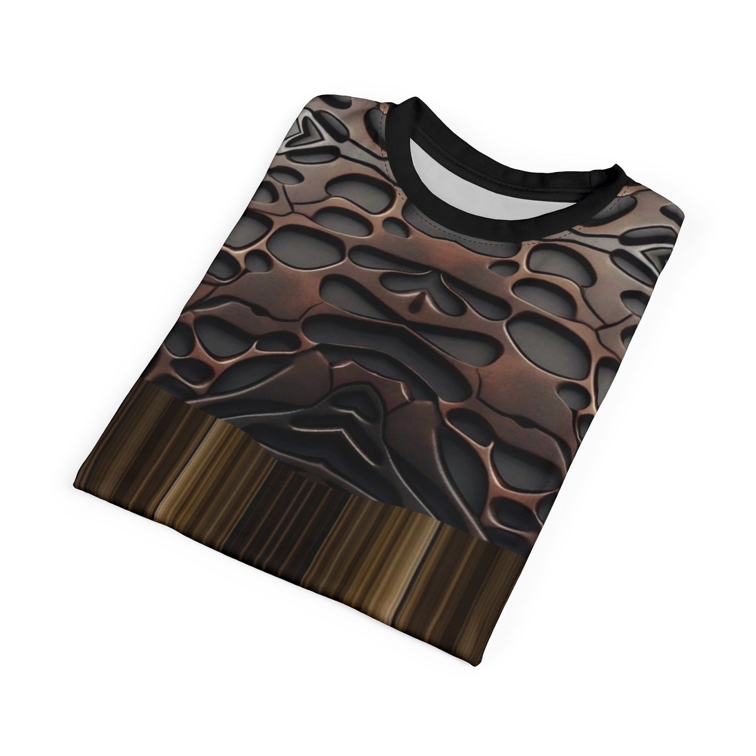 French polish,Stylish Unisex Cut &amp; Sew Tee, Abstract Graphic T-Shirt, Casual Wear, Unique Art Shirt, Trendy Outfit, Elevated Everyday Tee
