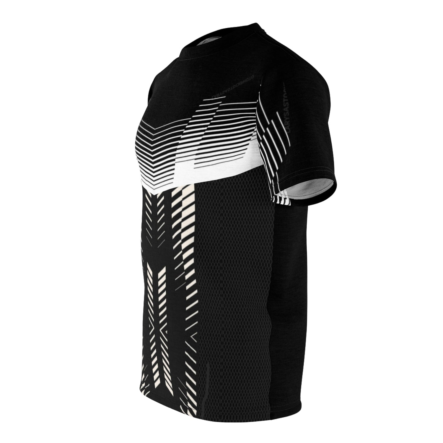 White sound for men,Unisex Cut &amp; Sew Tee (AOP)
