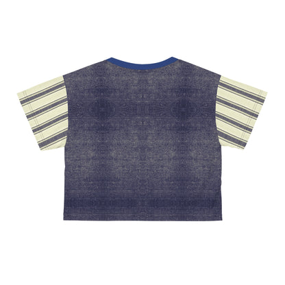Blue Jeans Crop Tee