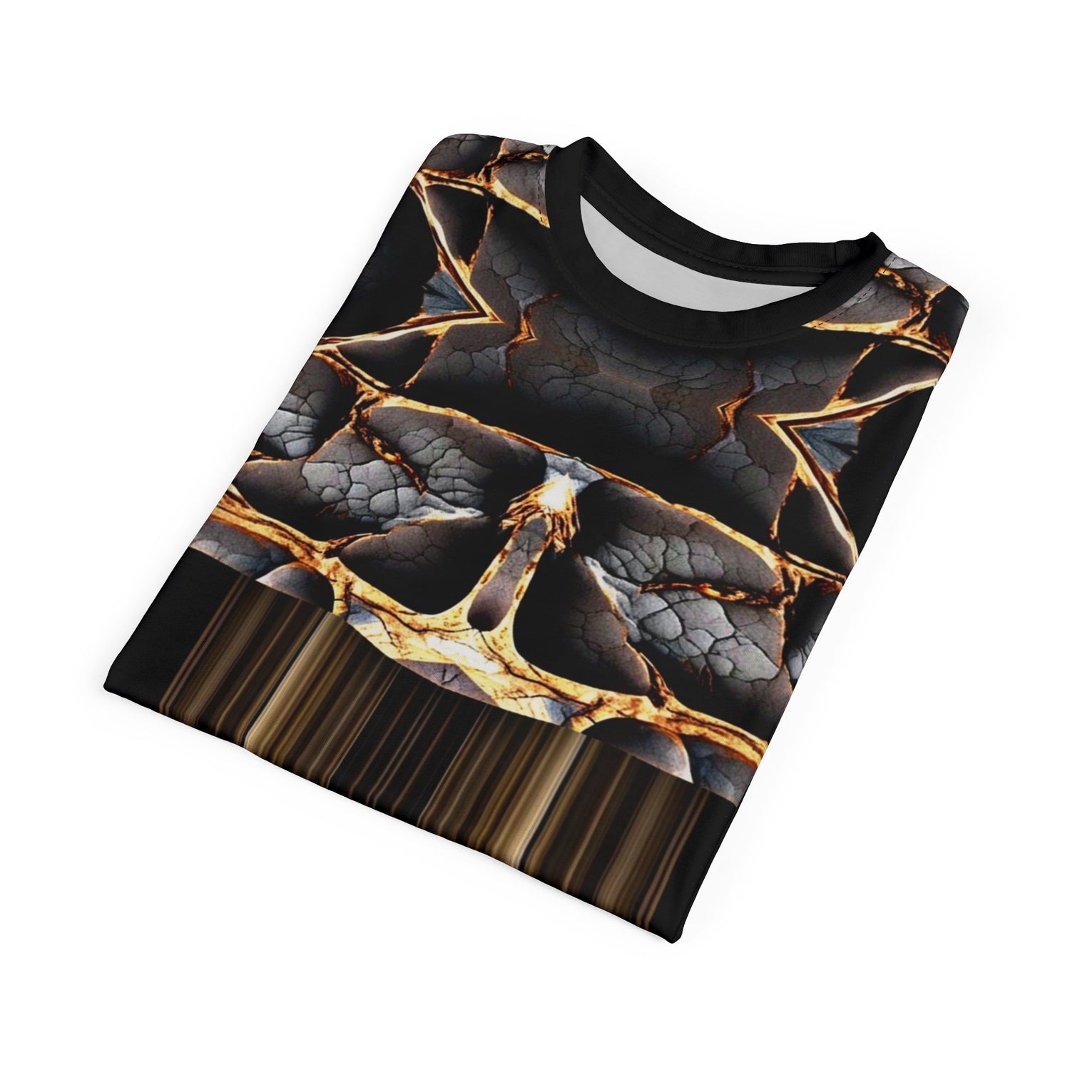 Broken stone,Abstract Art Unisex Tee, Artistic T-Shirt, Graphic Top, Unique Casual Wear, Gift for Art Lovers, Trendy All-Over Print Shirt
