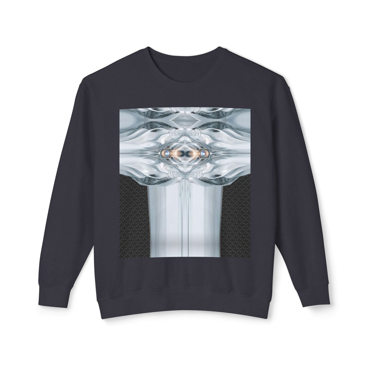 Moon.Unisex Lightweight Crewneck Sweatshirt