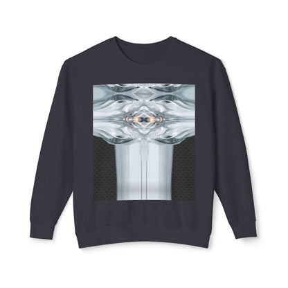 Moon.Unisex Lightweight Crewneck Sweatshirt