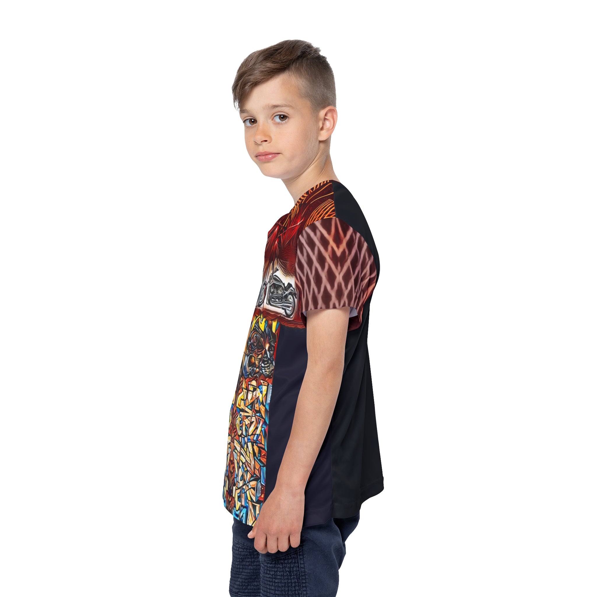 Rock Motorcycle,Kids Sports Jersey (AOP)