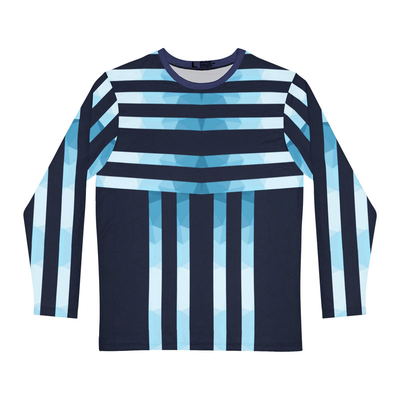 Shifting Blue Men's Long Sleeve Shirt (AOP)