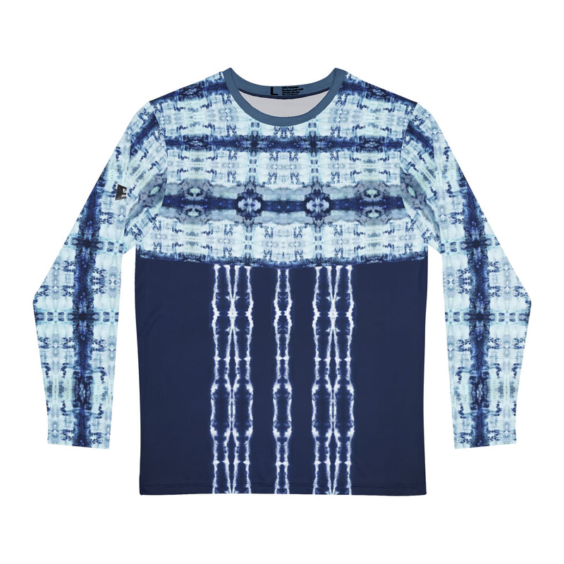 Blue tie diy .Men's Long Sleeve Shirt (AOP)