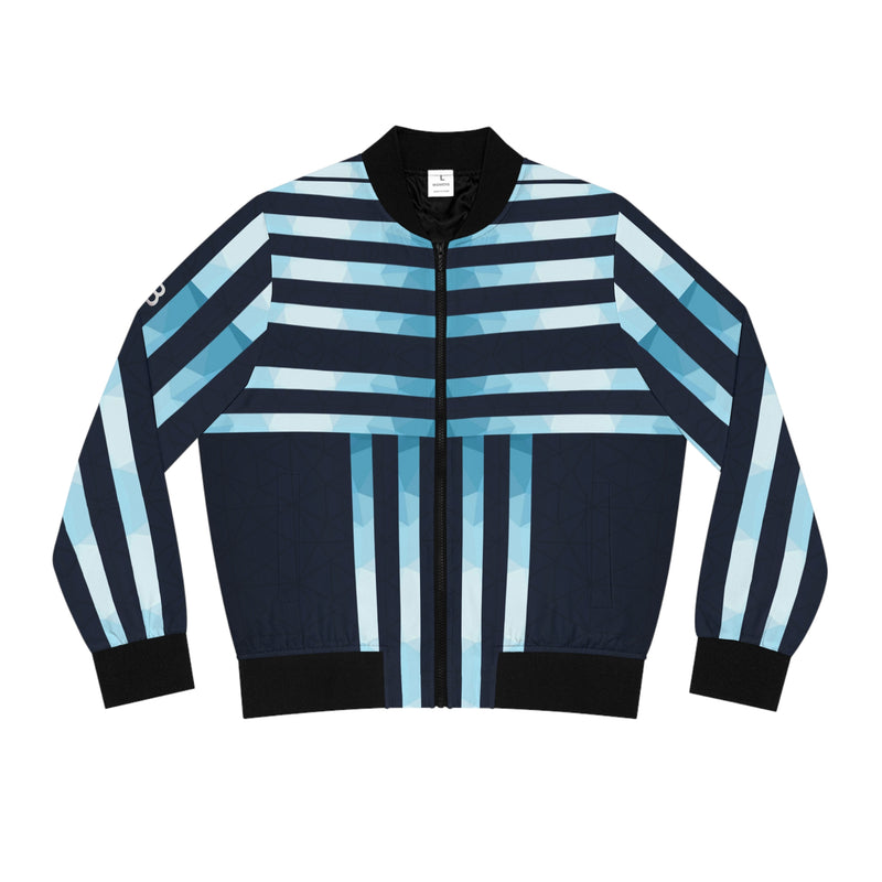 Drifting Blue Women's Bomber Jacket (AOP)