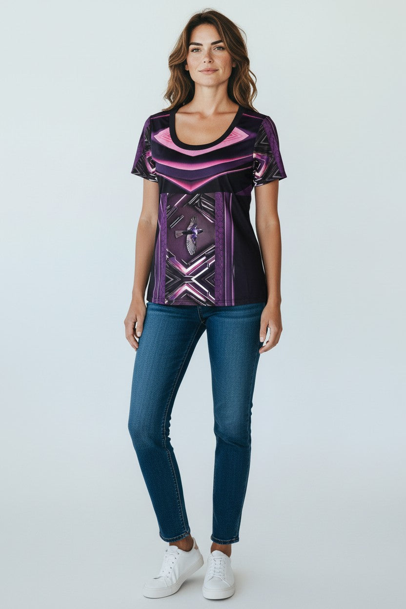 Nightingale Violet Tee — Women&