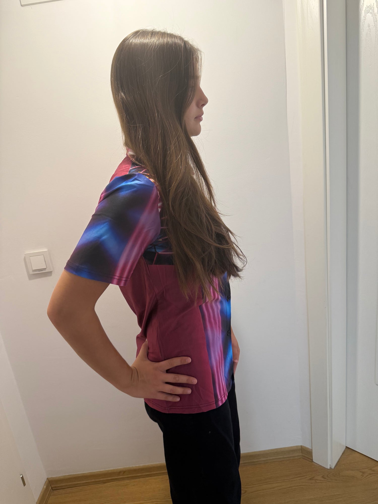 Pink Cube,Casual shirt,Short sleeve for Women